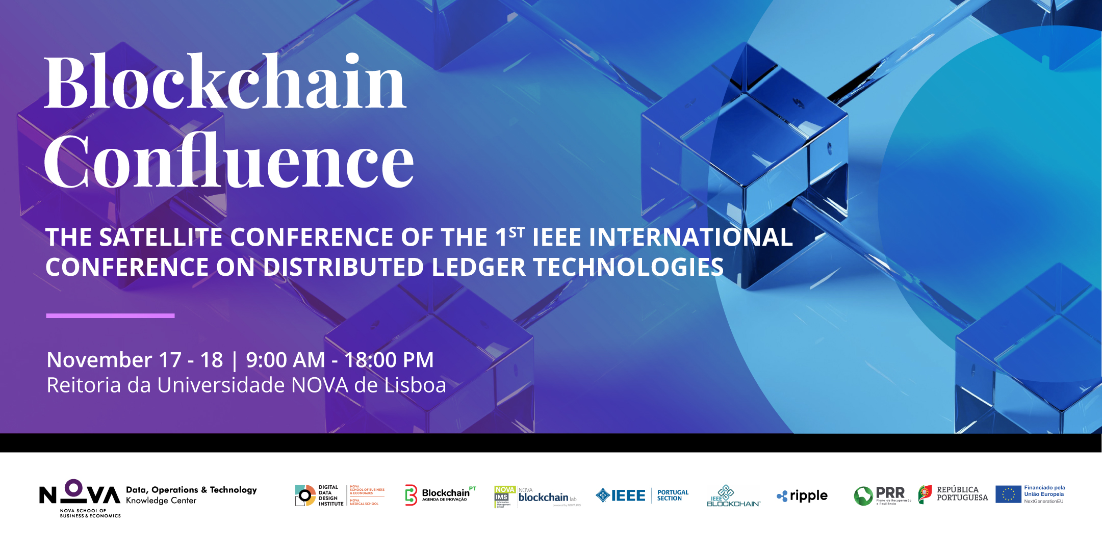 Blockchain Confluence 2025 background